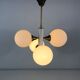 Kaiser Pop Art 4 opaline balls chandelier, 1960s