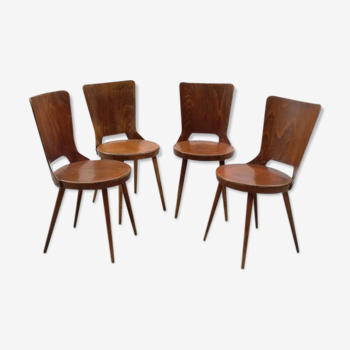 Set of 4 Baumann chairs model Dove