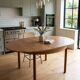 Table scandinave extensible en chêne des années 60