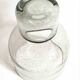 Bubble glass cup from the 70s, height 23 cm