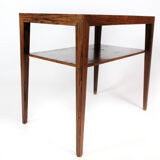 Side table in rosewood by Severin Hansen and Haslev Furniture, 1960s