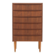 Chest of drawers in teak