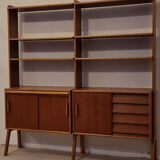 Système mural du milieu du siècle