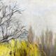 Painting "Old tree", Yvonne Fourgeaud, 1976, Pastel