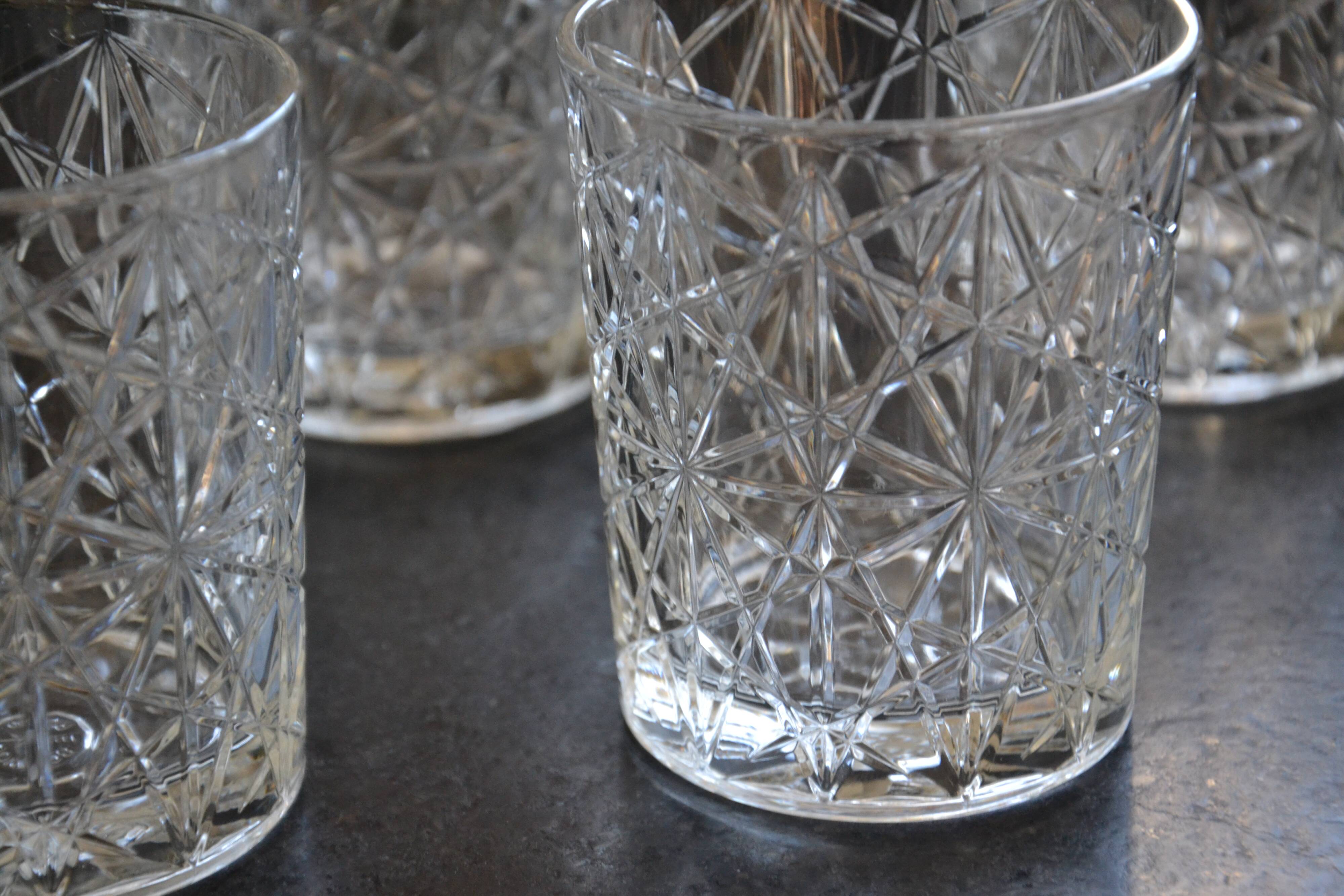 5 Rocco Bormioli whiskey glasses