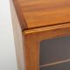 Danish teak cabinet with glass doors, 1960s