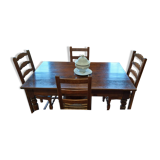 Dining table with chairs