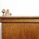 Art Deco display case in solid wood and glass, 1930s