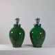 Pair of chrome glass table lamps Ikora WMF Art Deco Karl Wiedmann 1930