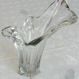 Vase design en cristal, années 70