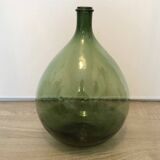 Dame Jeanne vintage green drop