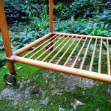 Glass and rattan service