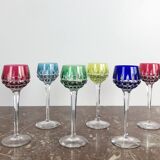 Set of 6 Saint Louis wine glasses