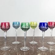 Set of 6 Saint Louis wine glasses