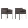 Chaises Ligne Roset en tissu gris, France années 2000, ensemble de 2.