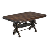 Vintage industrial gear coffee table, 1950s