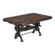 Table basse industrielle vintage, années 1950