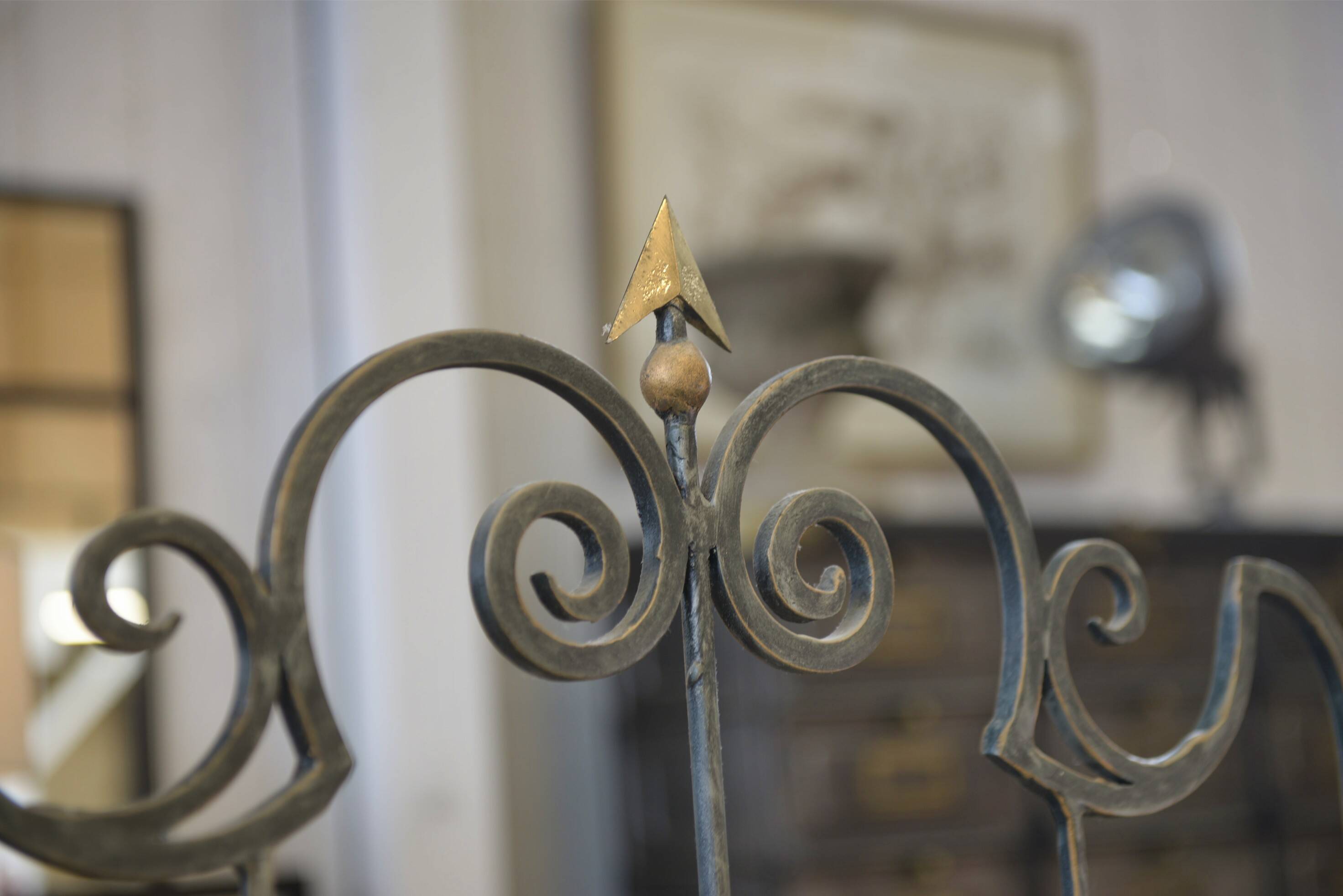 Wrought iron shelf 1950s