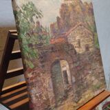 Oil on canvas signed