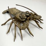 Langouste en laiton vintage