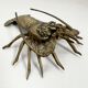 Vintage brass lobster