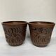 Caches pots vintage plastique Chatelain