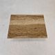 Italian coffee or side table in travertine, 1980s