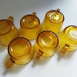 6 vintage Vereco cups