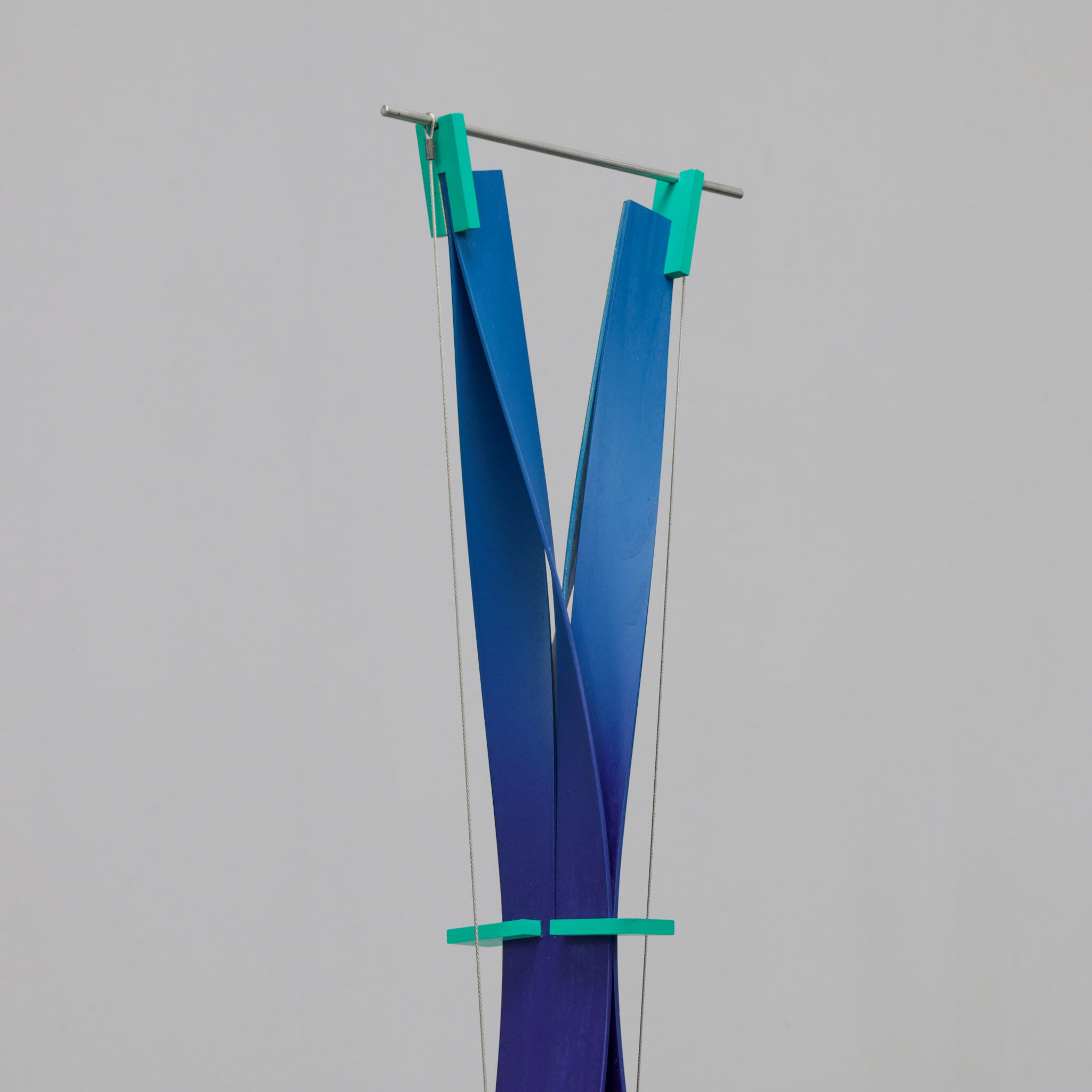 Constructivist sculpture "Yo-ga-ga" by Henk van Putten, Netherlands, 1990s