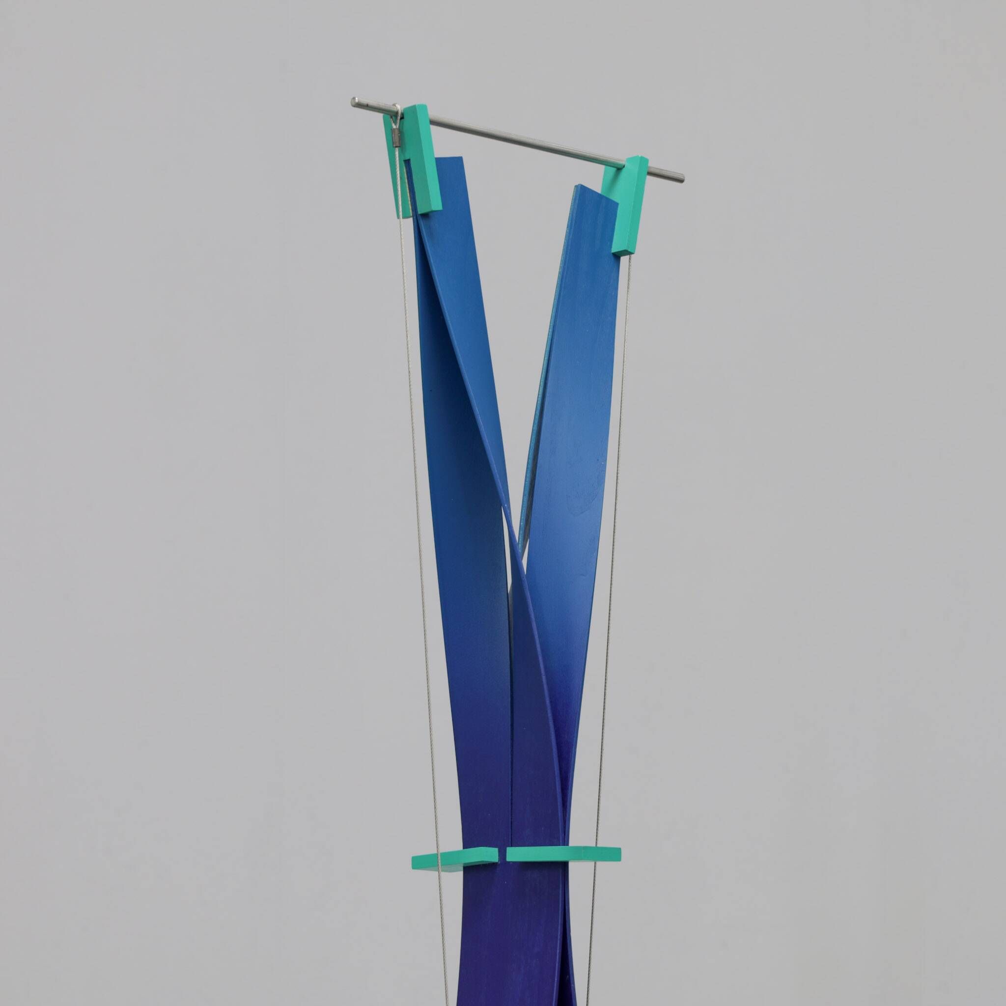 Constructivist sculpture "Yo-ga-ga" by Henk van Putten, Netherlands, 1990s