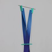 Constructivist sculpture "Yo-ga-ga" by Henk van Putten, Netherlands, 1990s