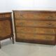 Buffet art deco mahogany and magnifying glass