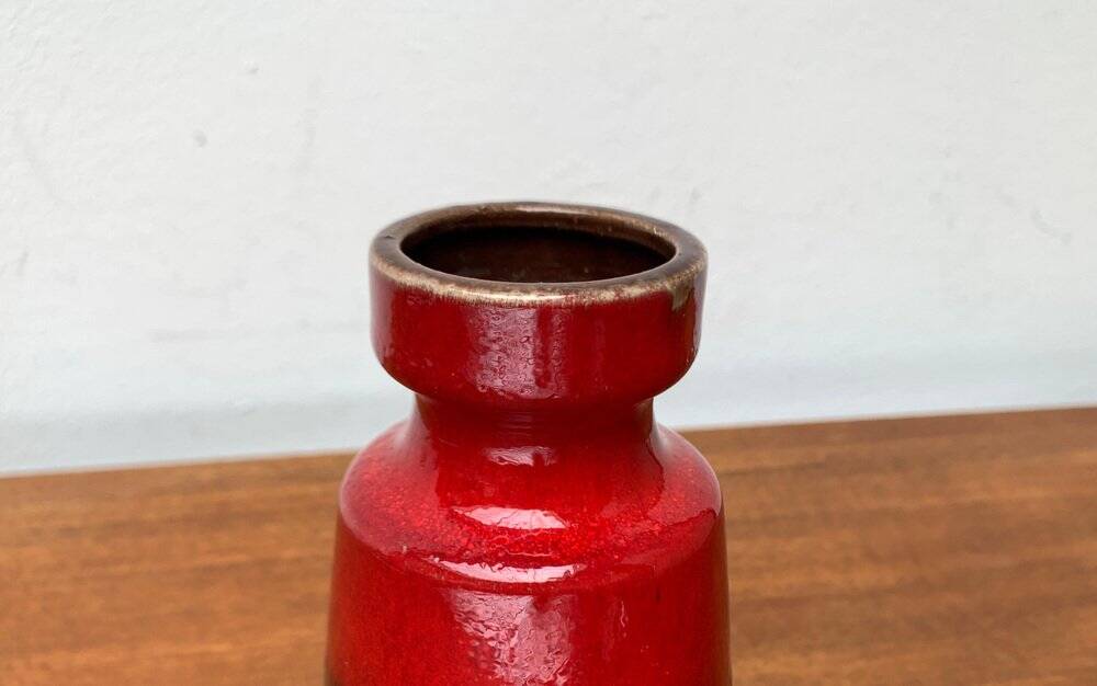 Mid-Century Fat Lava vase in ceramic WGP by Scheurich, West Germany, 1960s.