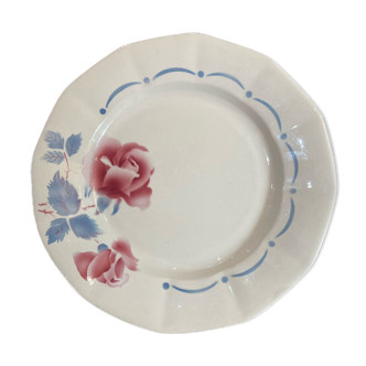 Old plate Digoin Sarreguemines model "Boulogne"