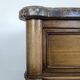 Commode de style Louis XVI en merisier marbre des pyrénées