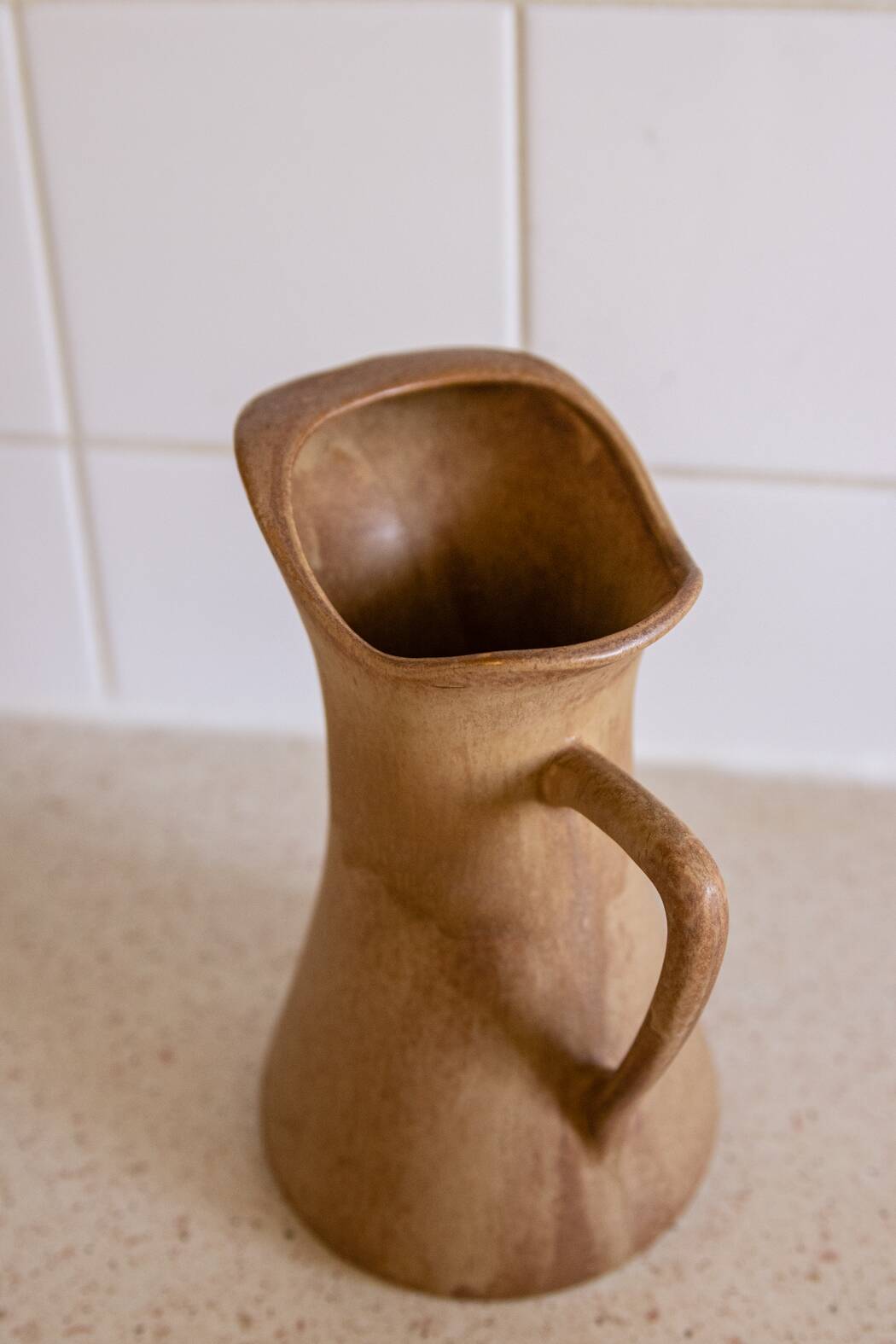Vintage Ceramic Jug – Handmade Terracotta