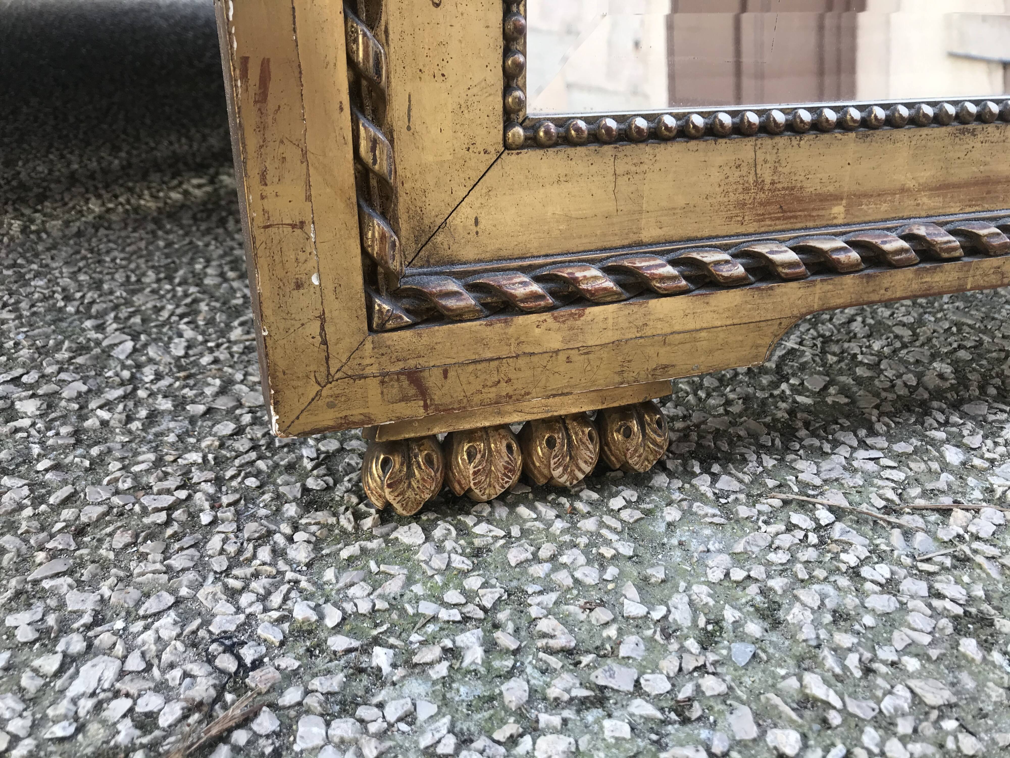 Miroir style Louis XVI 1900 100x160cm