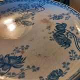 Iron earth compote bowl Sarreguemines