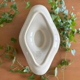 Large antique sauceboat in Longchamp earthenware.