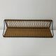 Wall floor in iron and rattan