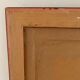 Miroir rectangle ancien lours bois sculpté peint patiné