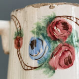 Flower pitcher in 19th century earthenware