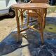 Vintage Bamboo and Rattan Children's Table + Armchair