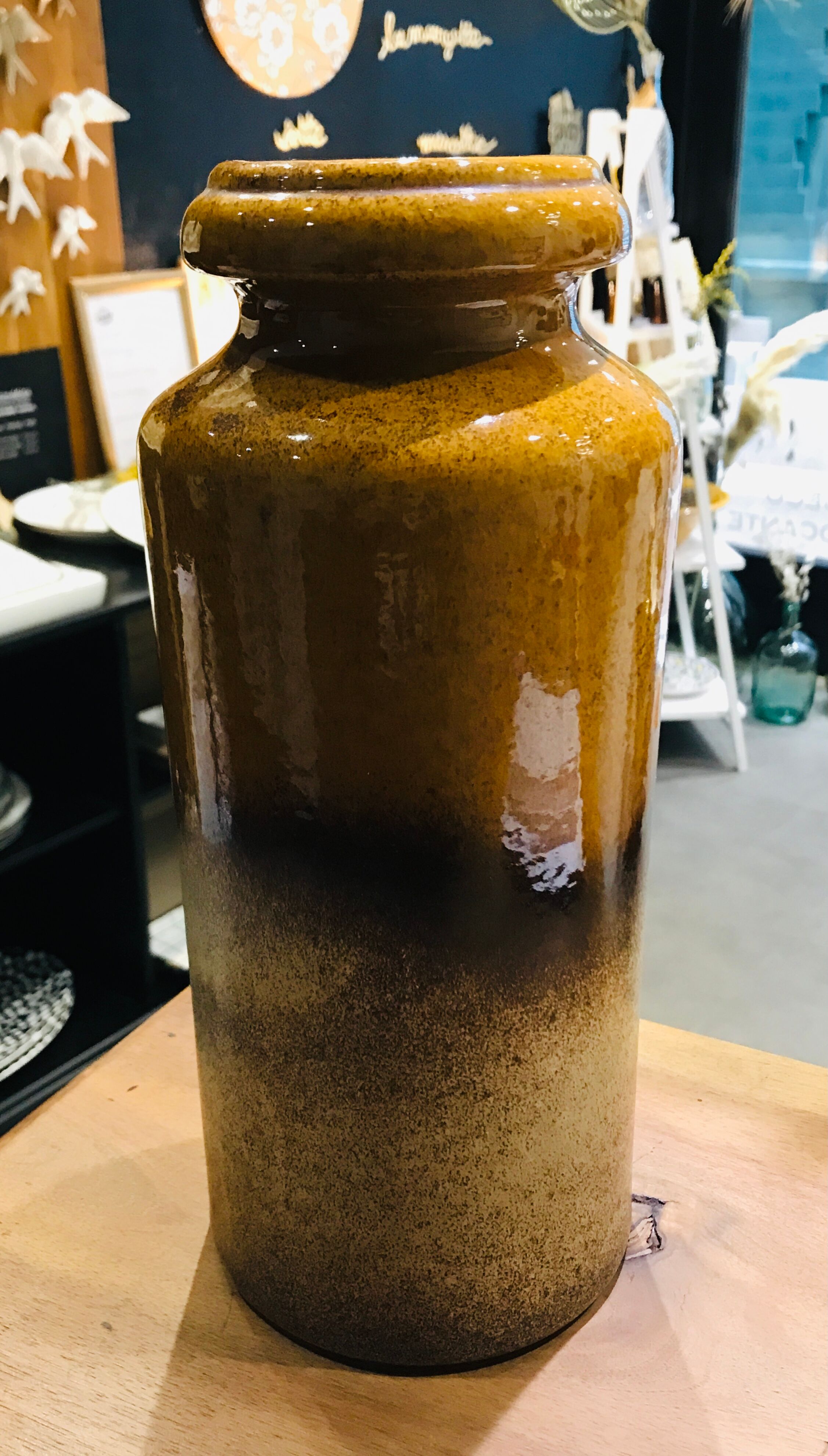 German ceramic vase 60s