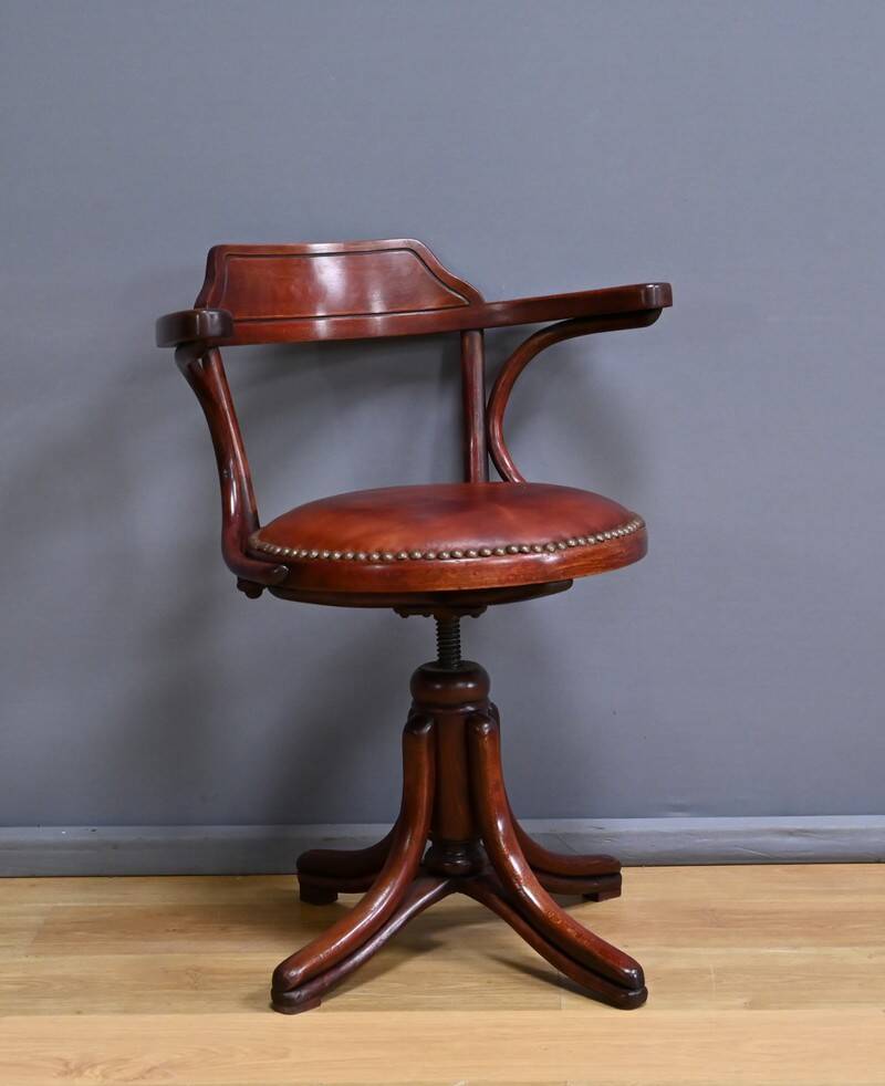 Stained Beech Office Chair  – 1930