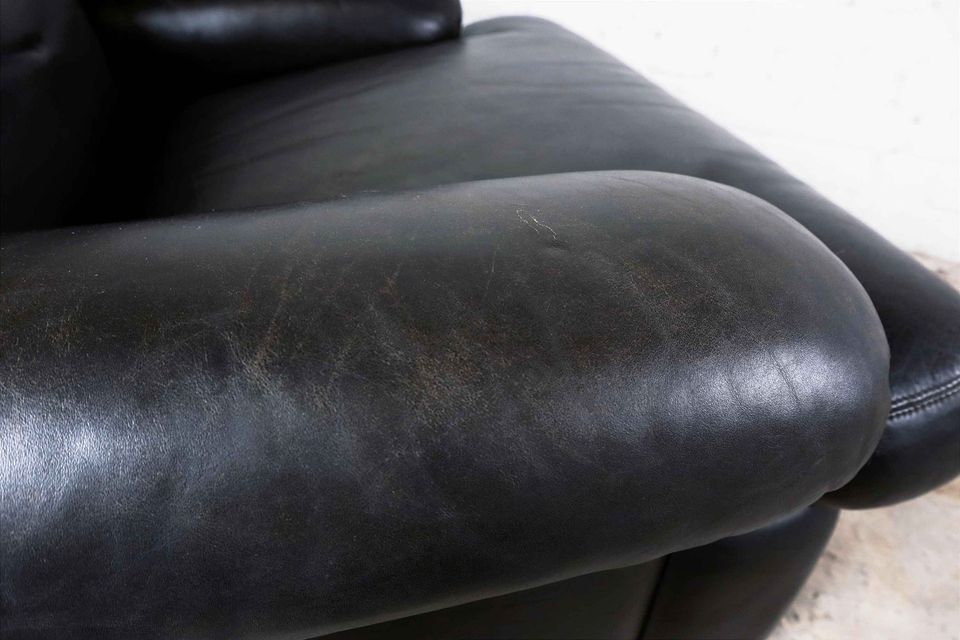 Vintage leather club chair