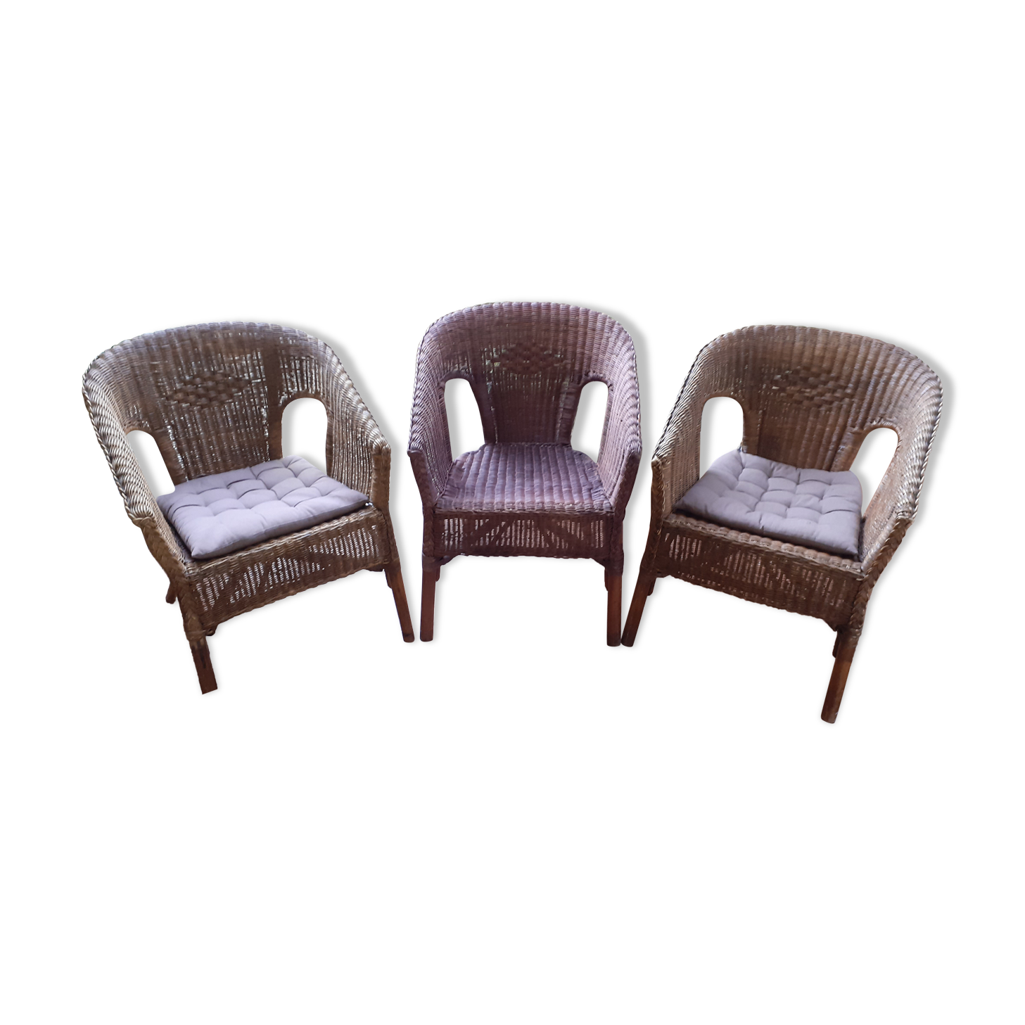 Fauteuils en rotin