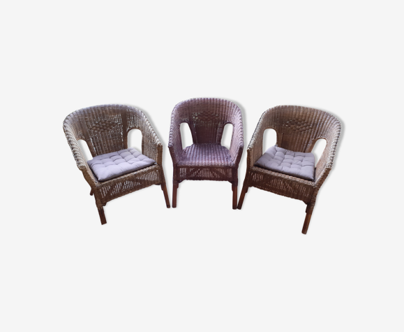 Fauteuils en rotin