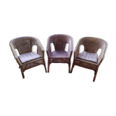 Fauteuils en rotin
