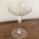 Coupes de champagne en cristal ciselé vintage 9 pièces